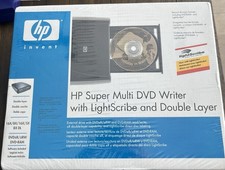 HP DVD840e External Super Multi DVD Writer LightScribe Double Layer NEW Sealed picture