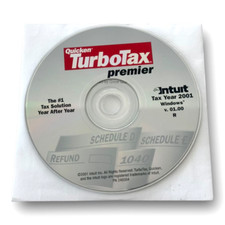Intuit Quicken TurboTax Premiere Tax Year 2001 Windows Refund Schedule D &E 1040 picture