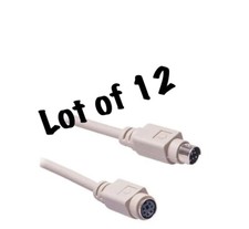Lots Of 12  Belkin And Other PS/2 Keyboard Extention Cable picture