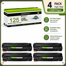 4 Pack CRG125 Toner Cartridge Fits for Canon  ImageClass LBP6000 6030w MF3010 picture
