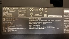 SONY VPL-FHZ55 3 LCD WUXGA Data Projector 12814Hrs HDMI DVI VGA picture