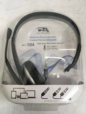 Cyber Acoustics Universal Stereo Headset Headphone With Microphone High Def picture