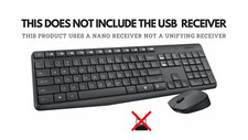 (NO USB RECEIVER) Logitech MK235 Wireless Keyboard and Mouse Combo (920-007897) picture