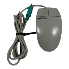 Vintage HP Hewlett Packard (M-S34) Wired Track Ball Computer Mouse Tested picture