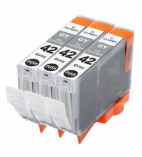 3 Pack Compatible  ink Cartridges for Canon CLI-42 Inkjet PIXMA PRO-100 (3 Gray) picture