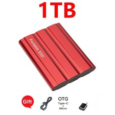 Portable SSD External Solid State Drive USB 3.2 Gen2 Fast Transfer 1TB picture