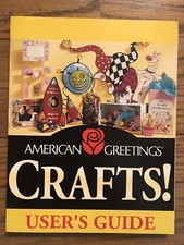 American Greetings Crafts User’s Guide Manual ONLY, The Learning Co. 1998 picture