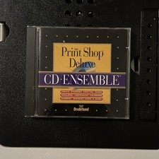 The Print Shop Deluxe CD Ensemble Brøderbund Software For Vintage Computers picture