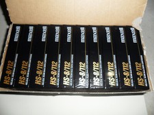 Lot of 10 new Maxell HS-8/112 8mm Data Cartridges picture