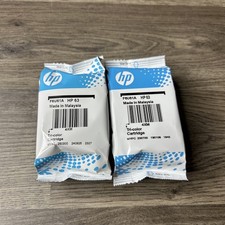 Genuine New HP 63 Tri-Color Ink Cartridges Combo F6U61A - 2 PK picture