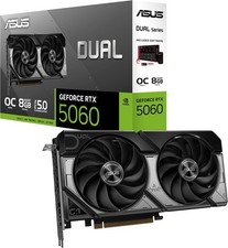 ASUS Dual GeForce RTX 5060 OC 8GB GDDR7 PCIe 5.0 DLSS4 HDMI DP Graphics Card picture