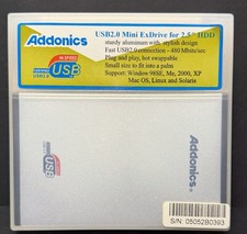 Retro Tech Addonics USB2.0 Mini ExDrive for 2.5