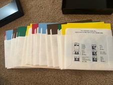 Lot Of 20 New Floppy Discs Rainbow Colors Vintage picture