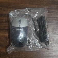 Dell MO56UO USB Optical Wheel Mouse DARK GRAY - SEALED NEW OLD STOCK picture