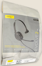 NEW SEALED - Jabra Evolve2 30 MS 2 Built-in Microphones Wired Headset Black picture