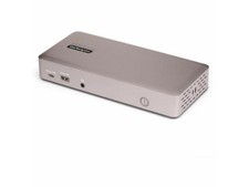 STARTECH TRIPLE-MONITOR USB4 DOCKING STATION 4K 60HZ HDMI DISPLAYPORT - SILVER picture