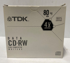 TDK DATA CD-RW For Computer Writers 80min 700MB - QTY 9 Discs (FC208-3Q2113 picture