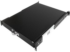 StarTech SLIDESHELFD 22in Black Deep Sliding Server Rack Cabinet Shelf picture