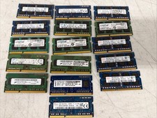Lot of 16 -  4GB DDR-3  SODIMM RAM Crucial /Micron /Sk Hynix Mixed picture
