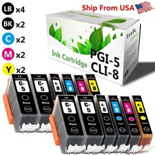 12PK PGI-5 CLI-8 Ink Cartridge for PIXMA iP4200 PIXMA iP5200R Printer picture