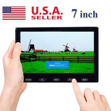 Portable Monitor 7 inch LCD Display Screen with AV VGA HDMI Input for DSLR PC picture
