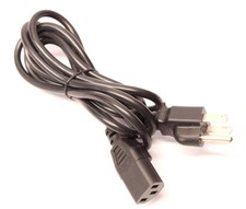 6FT 3-Prong Trapezoid AC Power Cord Cable Wire for Universal Windows Computer PC picture
