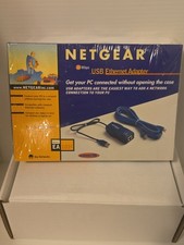NetGear AE101C USB Ethernet Adapter Network Connection AE-101C 10 MBPS SEALED picture
