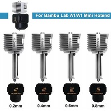 For Bamboo A1/A1 Mini/A2L Stainless Steel All-in-one Hotend Kit Extruder Hot End picture