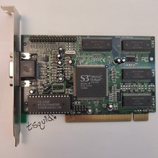 S3 ViRGE/GX 4MB PCI Video Graphics Card 86C385 Venus DGX4 REV:2.0 Vtg Working picture