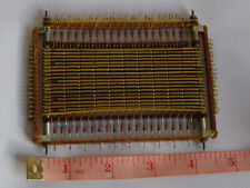USSR Military Onboard Digital Computer Magnetic Ferrite Core Memory Board ROM picture