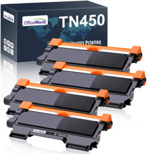 4 Pack - Compatible Toner Cartridge Brother Black High Yield TN450 TN-450 TN420 picture