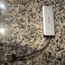 MOKiN 9-in-1 USB-C Hub HDMI Ethernet USB SD Card Silver MOUC0306 for MacBook Pro picture