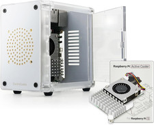 Mini PC Case for Raspberry Pi 5 – Side Door Access with Official Active Cooler I picture
