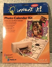 invent it Photo Calendar Kit for Ink Jet Printers 15 Sheets 2-Sided Photo Paper picture