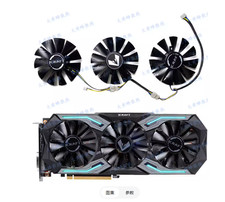 For MAXSUN RTX2060 2060S 2070GTX1660 1660ti 1660S Esports Heart Graphics Fan ﻿ picture