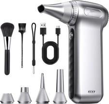 Compressed Air Duster-125,000 RPM Cordless Electric Air Duster, Rechargeable picture