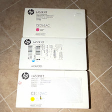 HP Genuine Laser Toner CE263AC/CE262AC Magenta Cyan Yellow CP4025 M551 picture