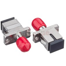 20pcs SC to ST Adapter Simplex SM Fiber Optic Adapter SC-ST Optic fiber coupler picture