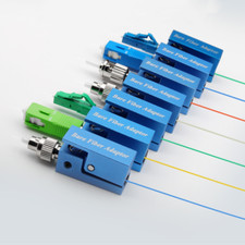 7pcs Bare Fiber Optic Adapter Connector FC SC ST LC Square OTDR Test Coupler picture