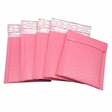 3.5x5 Inch Pink Poly Bubble Mailers Small Padded Envelopes Self-Sealing  picture