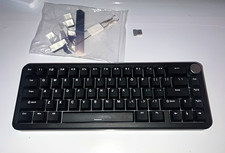 YUNZII B68 Tri-Mode Wireless Hot Swappable RGB Backlit Keyboard Black picture