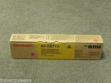 New  Genuine Sharp MX-5500N MX-6200N MX-6201N MX-7000N Yellow Toner MX-70NTYA picture
