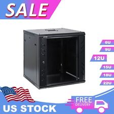 Aeons 12U Professional WallMount 19-inch Network Server Rack Cabinet Low-Profile picture