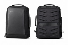 23L Leather Laptop Backpack Business Anti-Theft RFID USB Charging Backpack picture