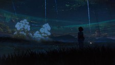 Landscape anime sky clouds kimono kimi no na wa Custom Gaming Mat Desk picture