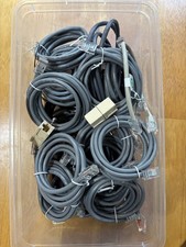 Bulk Lot ~22 Ethernet Patch Cables Cat5e/Cat6 Mixed Brands/Lengths + 2 Couplers picture