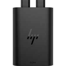Hewlett Packard 65W GaN USB-C Laptop Charger in Black - 600Q8UT#ABA picture