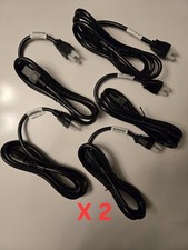 10 Pack Longwell 6ft AC Power Cord for Desktop/Monitor 3 Prong SL6OK75019 - NEW picture