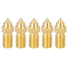 5Pcs 0.6mm Brass Nozzles  M6 Thread 3D Printer Nozzle Accessories picture