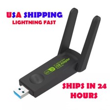 USB 3.0 WIFI Adapter 1300mbps Wireless Dongle Dual Band 2.4G/5G Dual Antenna picture